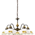 Kolarz 731.85.116 - Lampadario con catena NONNA 5xE27/75W/230V limoni