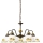 Kolarz 731.85.116 - Lampadario con catena NONNA 5xE27/75W/230V limoni