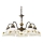 Kolarz 731.85.122 - Lampadario a sospensione con catena NONNA 5xE27/75W/230V uva