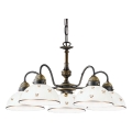 Kolarz 731.85.170 - Lampadario a catena NONNA 5xE27/75W/230V, design floreale, finitura oro rosa