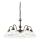 Kolarz 731.85.20 - Lampadario a sospensione con catena NONNA 5xE27/75W/230V verde