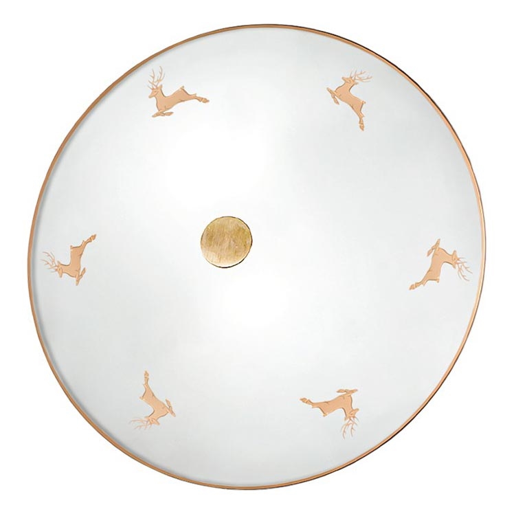 Kolarz 731.U12.4.150 - Applique NONNA 2xE14/60W/230V Ø 32 cm jeleni oro rosa