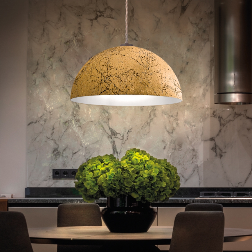 Kolarz A1339.31.Co.VinAu/40 - Lampadario a cavo CULT 1xE27/100W/230V diametro 40 cm oro