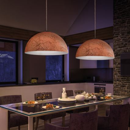 Kolarz A1339.31.Co.VinCu/40 - Lampadario a cavo CULT 1xE27/100W/230V diam. 40 cm rame