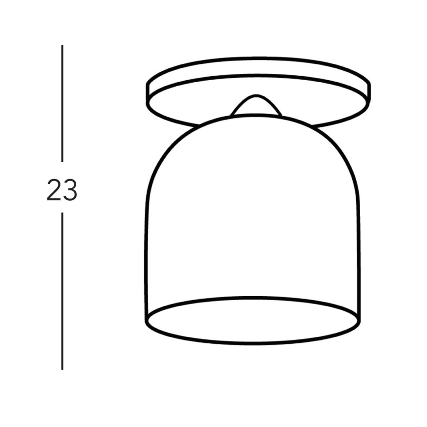 Kolarz A1352.11.Au - Lampadario a plafone NONNA 1xE27/60W/230V rovere/bianco/oro