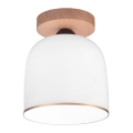 Kolarz A1352.11.Au - Lampadario a plafone NONNA 1xE27/60W/230V rovere/bianco/oro