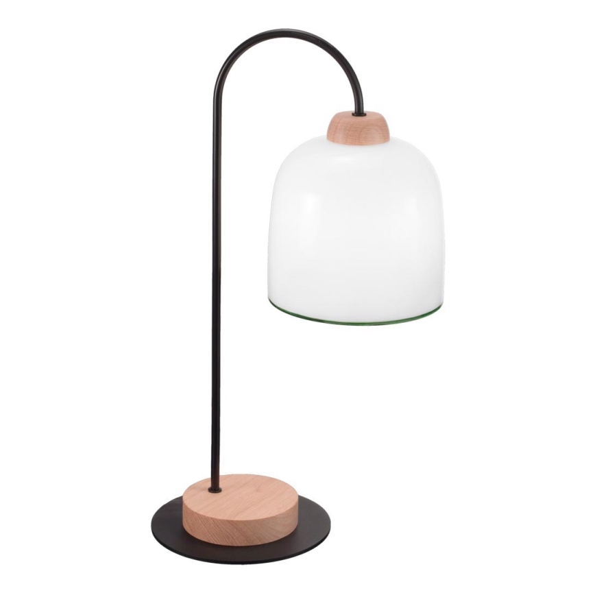 Kolarz A1352.71.G - Lampada da tavolo NONNA 1xE27/60W/230V quercia/bianco/verde