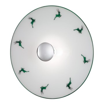 Kolarz A1353.61.XL.5.G.100 - Lampada da parete NONNA 1xE27/100W/230V verde cervo