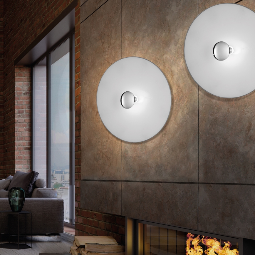 Kolarz A1353.61.XL,5,Gr - Lampada da parete NONNA 1xE27/100W/230V grigio