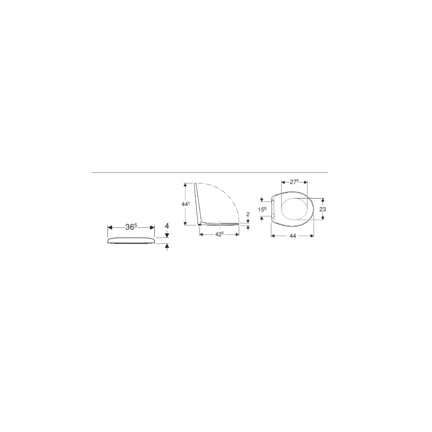 Kolo K90123000 - Sedile per WC Rekord duroplast/bianco
