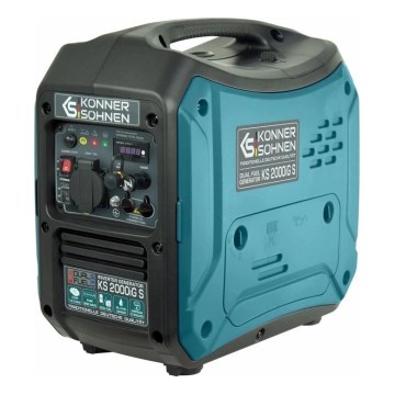 Könner & Söhnen KS7869 - Generatore inverter a gas e benzinaKS 2000iG S 2000W