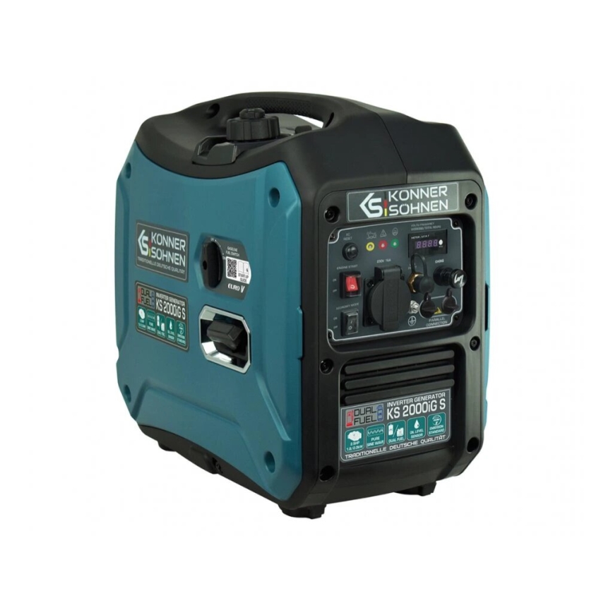 Könner & Söhnen KS7869 - Generatore inverter a gas e benzinaKS 2000iG S 2000W