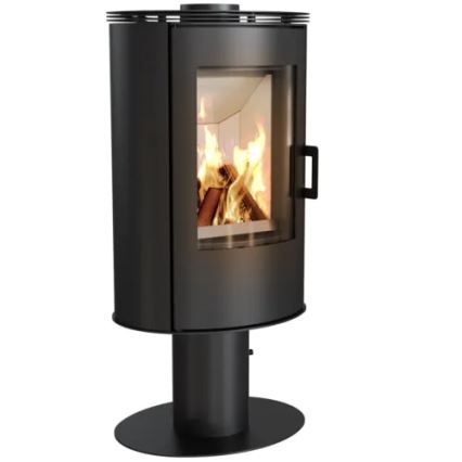 Kratki - Stufa a legna in acciaio per camino 8kW 150mm