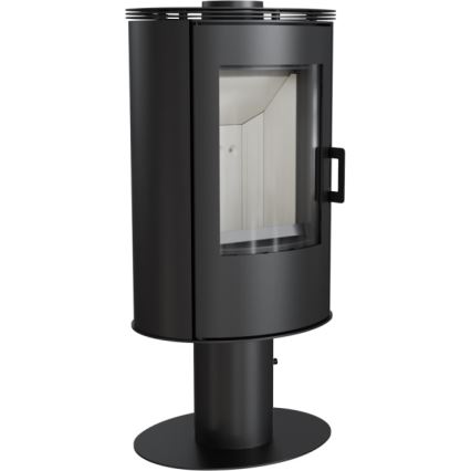 Kratki - Stufa a legna in acciaio per camino 8kW 150mm