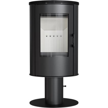Kratki - Stufa a legna in acciaio per camino 8kW 150mm