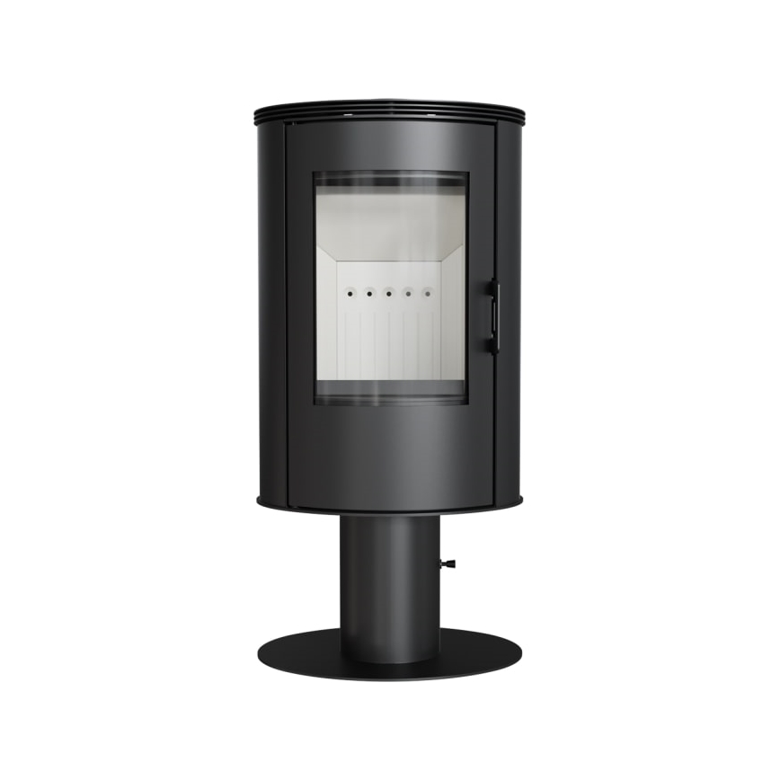 Kratki - Stufa a legna in acciaio per camino 8kW 150mm
