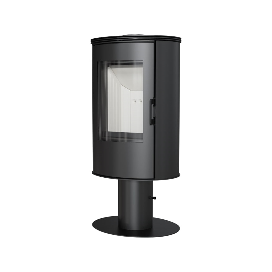 Kratki - Stufa a legna in acciaio per camino 8kW 150mm