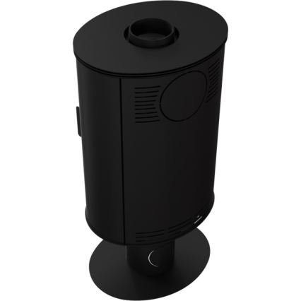 Kratki - Stufa a legna in acciaio per camino 8kW 150mm