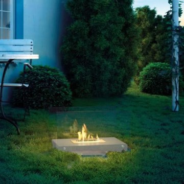 Kratki - Camino BIO 40,2x70 cm 2kW bianco