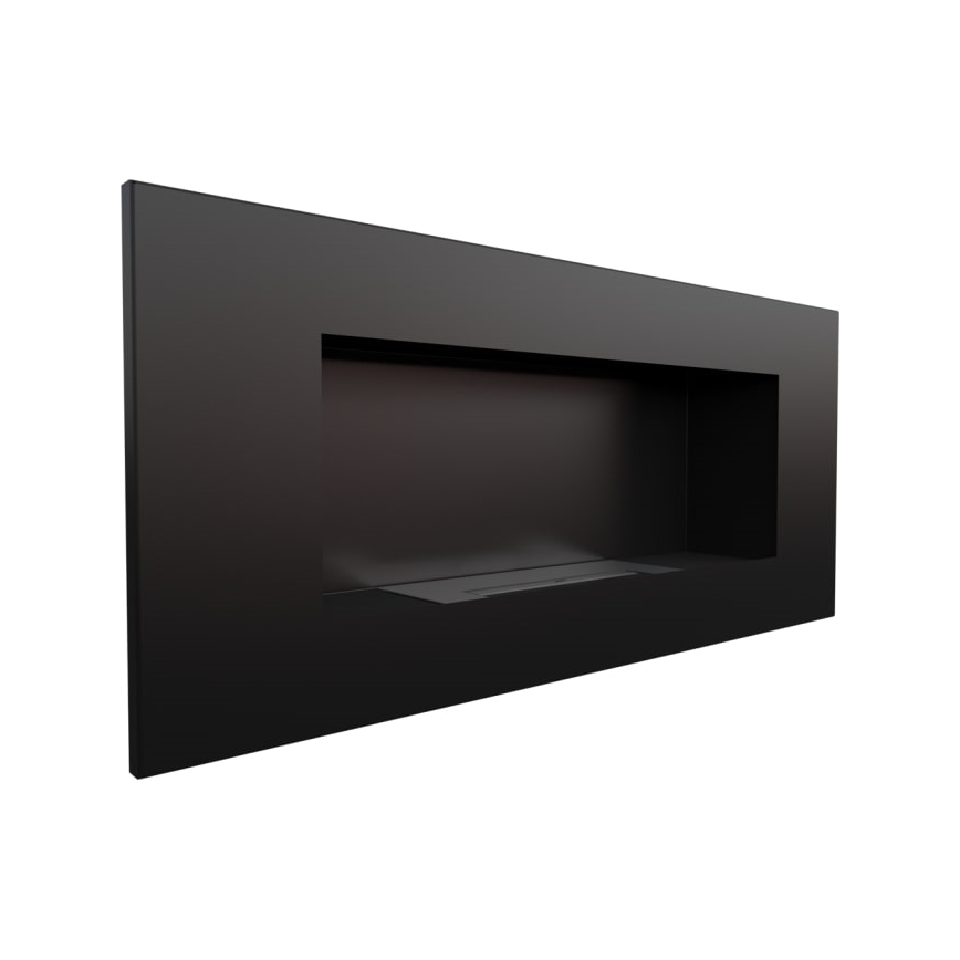 Kratki - Integrato Caminetto BIO 40x90 cm 2kW nero