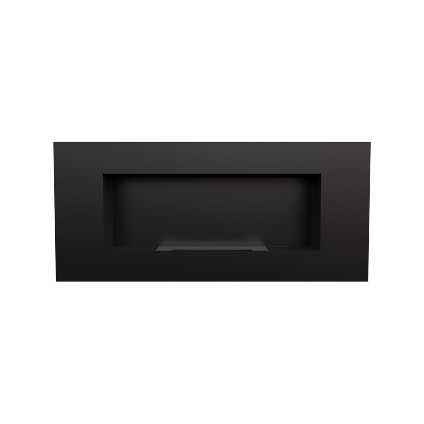 Kratki - Integrato Caminetto BIO 40x90 cm 2kW nero