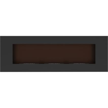 Kratki - Integrato Caminetto BIO 40x120 cm 3x1,1kW nero