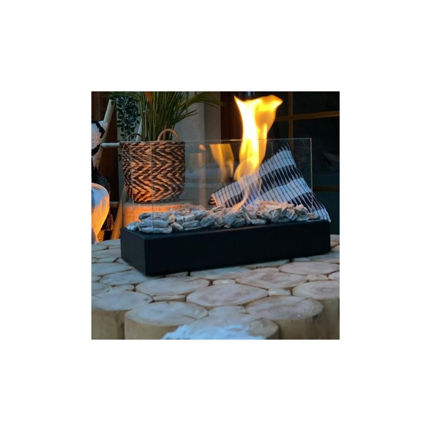 Kratki - Camino BIO 21,8x35,4 cm 1kW nero