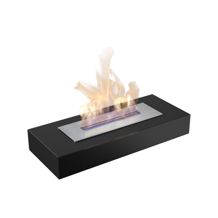 Kratki - Caminetto BIO 10x67 cm 3kW nero