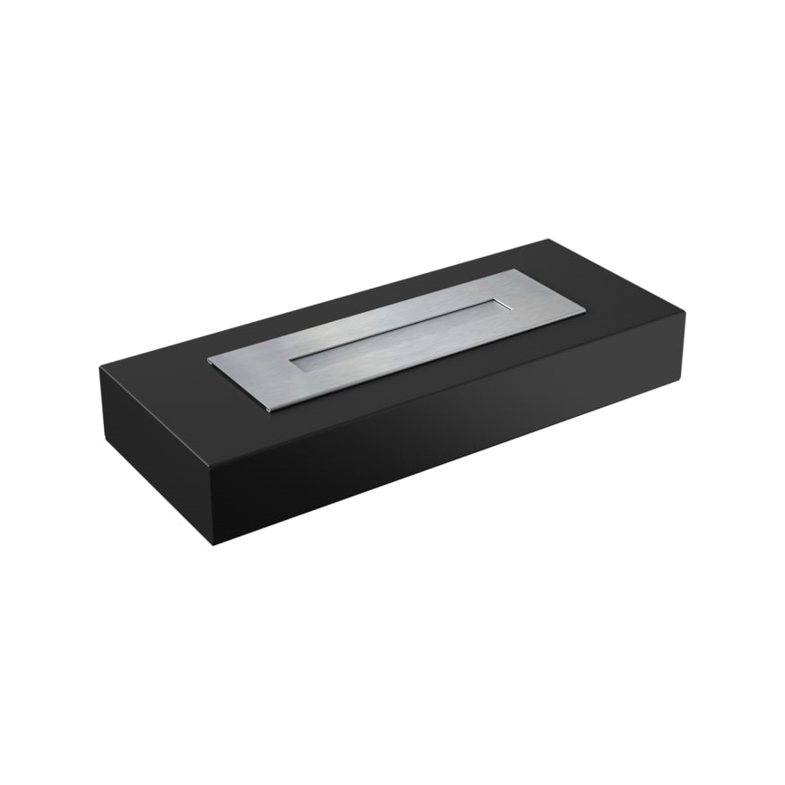 Kratki - Caminetto BIO 10x67 cm 3kW nero