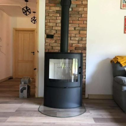 Kratki - Caminetto in acciaio 10kW 150mm