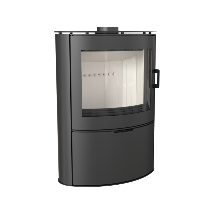 Kratki - Caminetto in acciaio 10kW 150mm