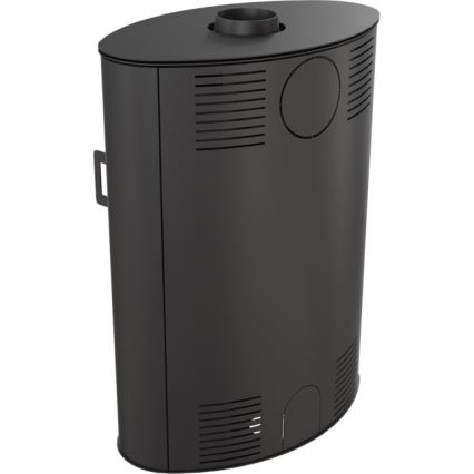 Kratki - Caminetto in acciaio 10kW 150mm