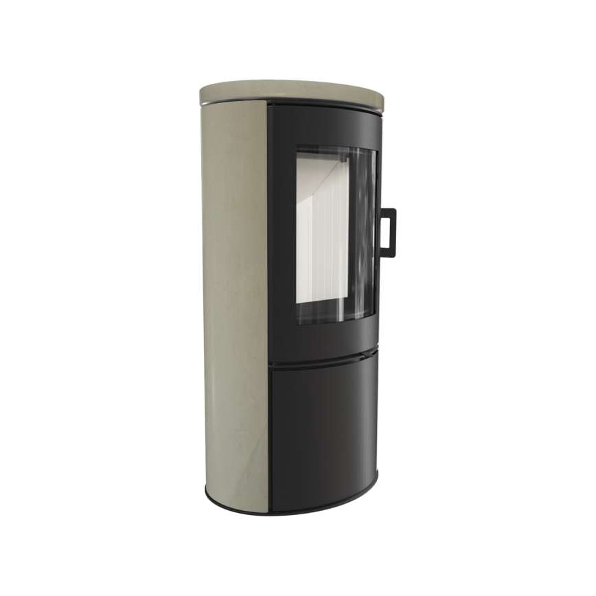 Kratki - Caminetto in acciaio 8kW 150mm
