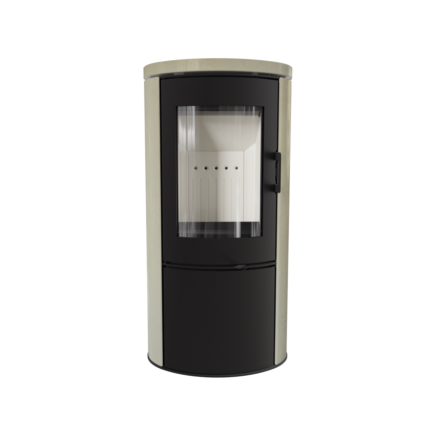 Kratki - Caminetto in acciaio 8kW 150mm