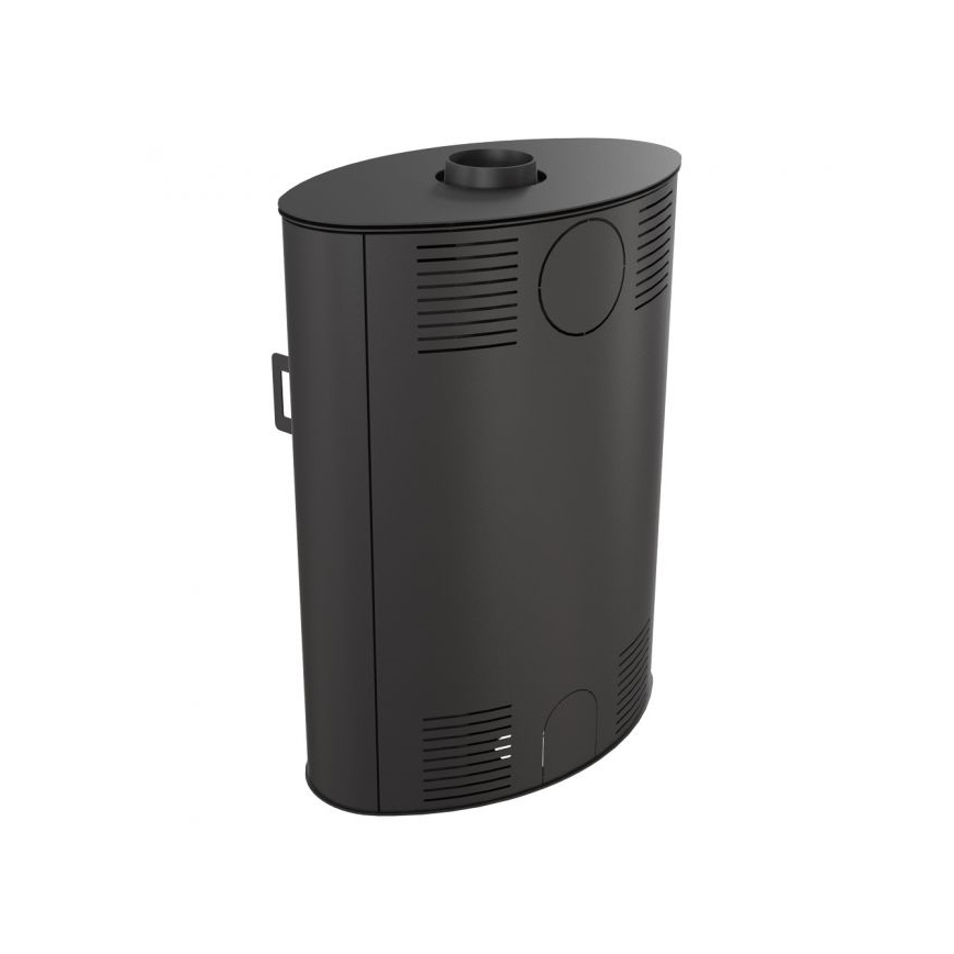 Kratki - Caminetto in acciaio 8kW 150mm