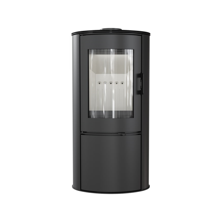 Kratki - Caminetto in acciaio 8kW 150mm