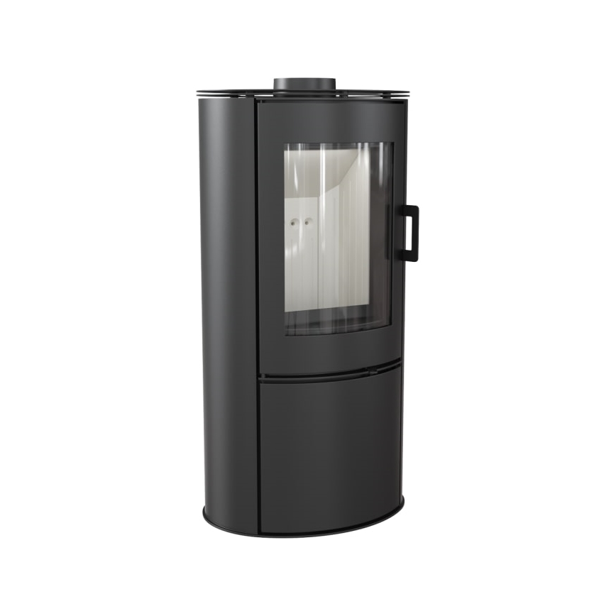 Kratki - Caminetto in acciaio 8kW 150mm