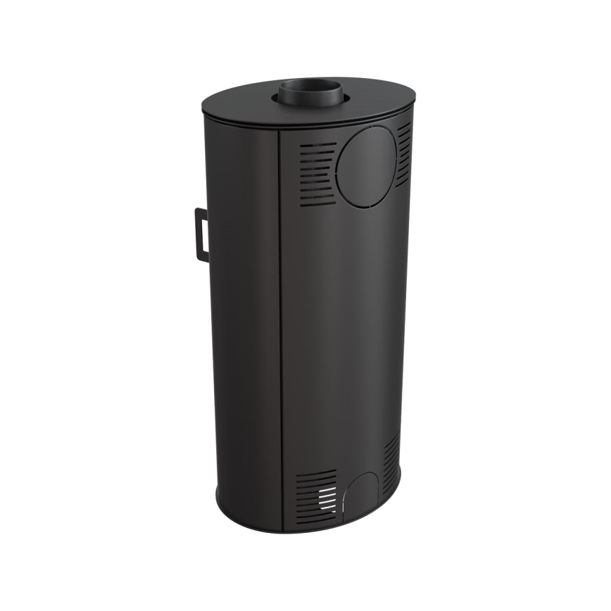 Kratki - Caminetto in acciaio 8kW 150mm