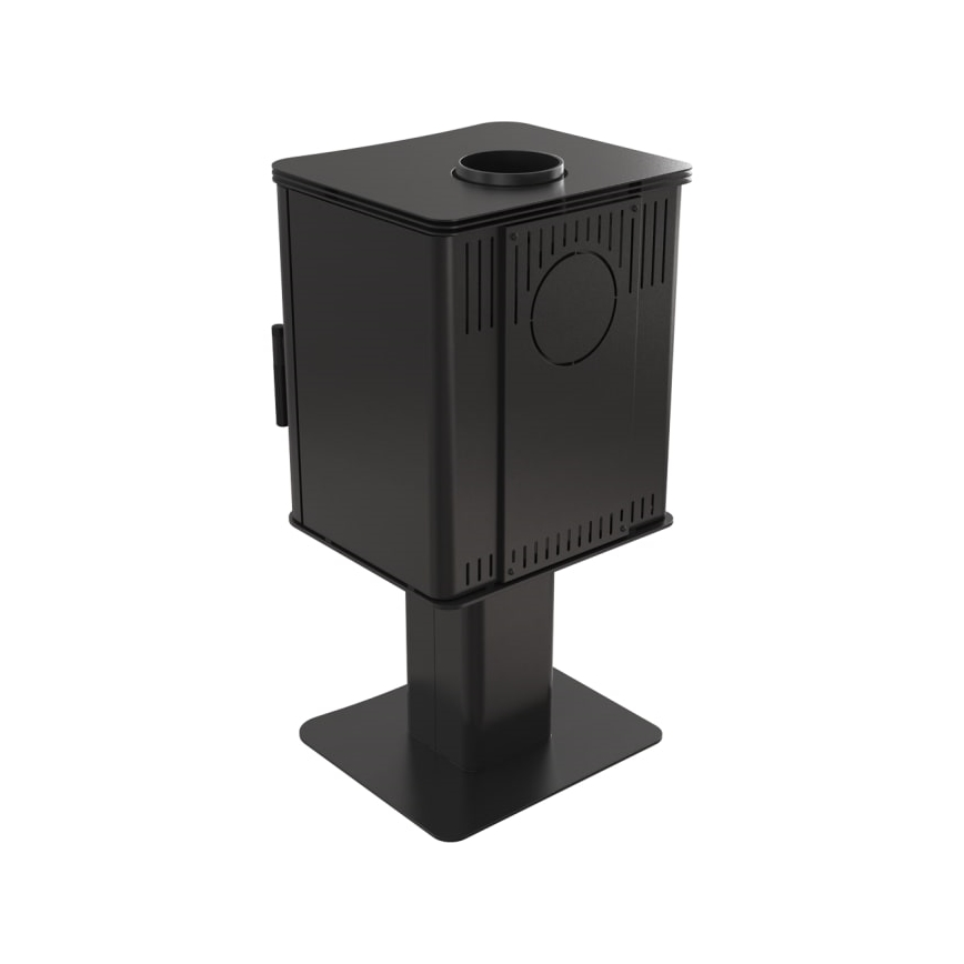 Kratki - Caminetto in acciaio 7kW 150mm
