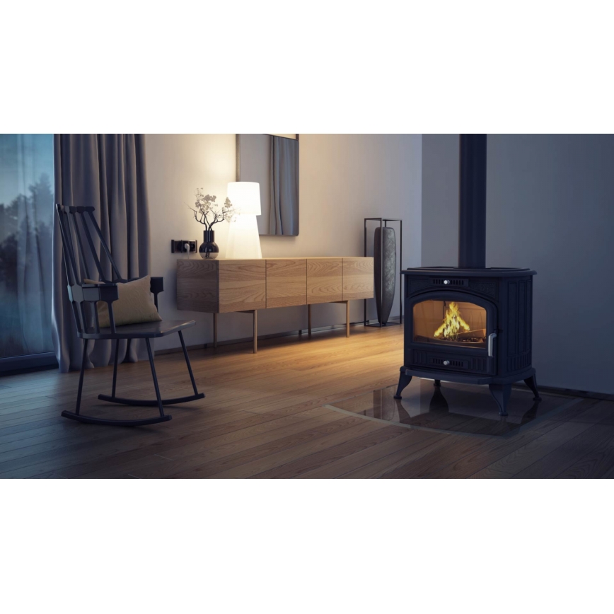 Kratki - Stufa a legna in ghisa 8kW 130mm