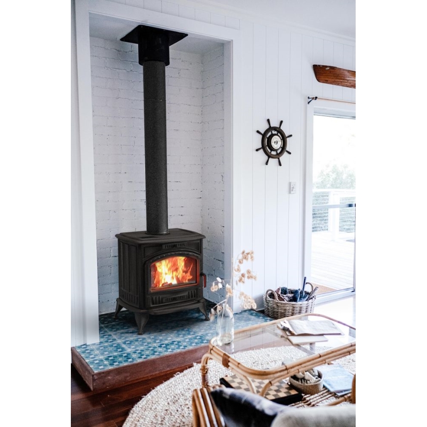 Kratki - Stufa a legna in ghisa 8kW 130mm