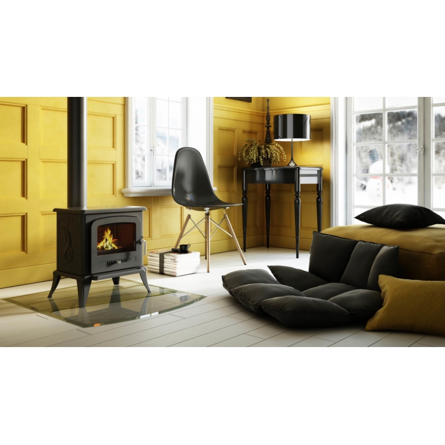 Kratki - Stufa a legna in ghisa 5kW 130mm