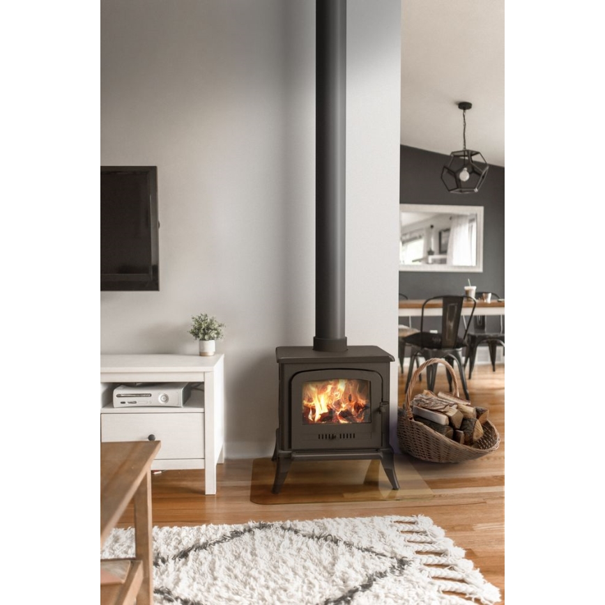 Kratki - Stufa a legna in ghisa 5kW 130mm