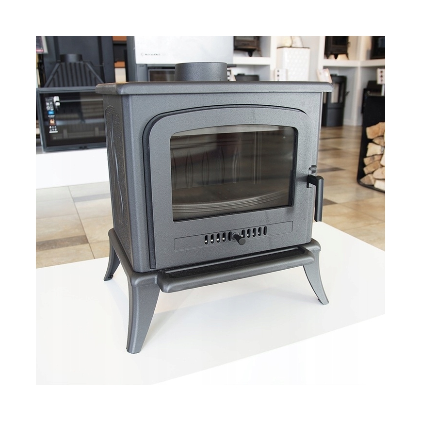 Kratki - Stufa a legna in ghisa 5kW 130mm