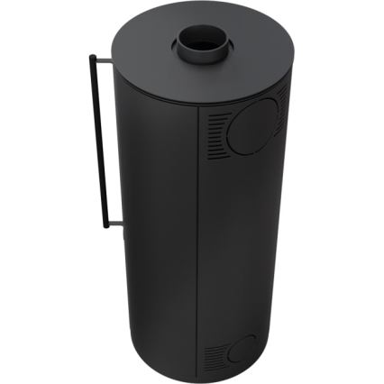 Kratki - Caminetto in acciaio 9kW 150mm