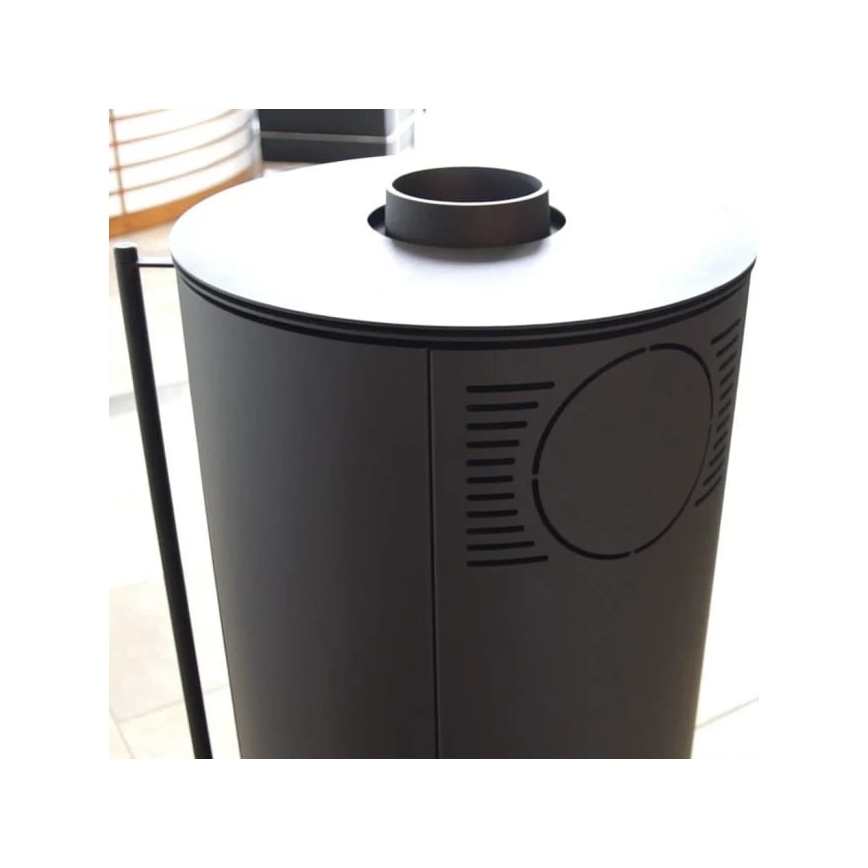 Kratki - Caminetto in acciaio 9kW 150mm