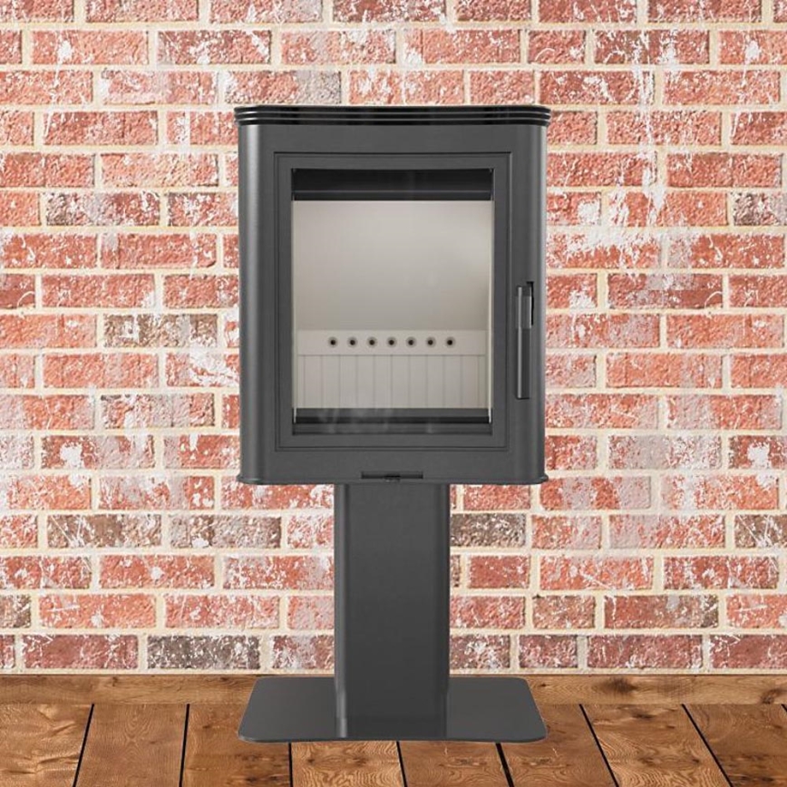 Kratki - Stufa a legna in acciaio per camino 7kW 150mm