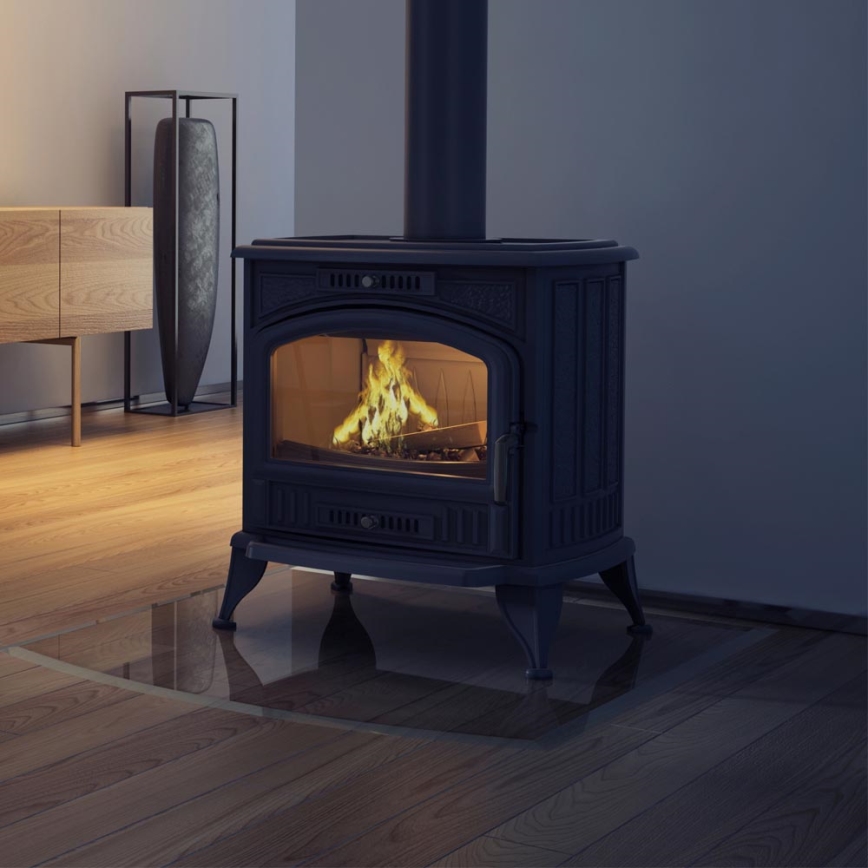 Kratki - Stufa a legna in ghisa 8kW 130mm
