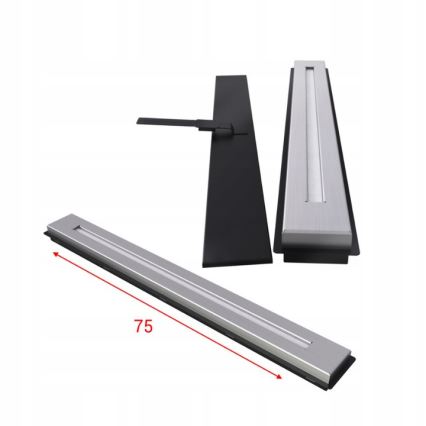 Kratki - Camino a bioetanolo da incasso 50x100 cm 3,5 kW nero