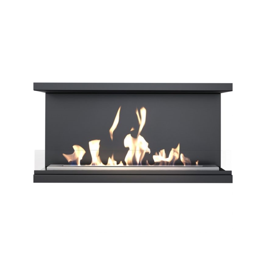 Kratki - Integrato Caminetto BIO 50x100 cm 3,5kW nero
